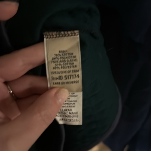 LL Bean quilted pullover - Picture 10 of 10